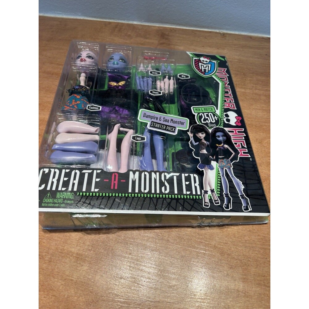 Monster High Create A Monster Vampire and Sea Monster Starter Set